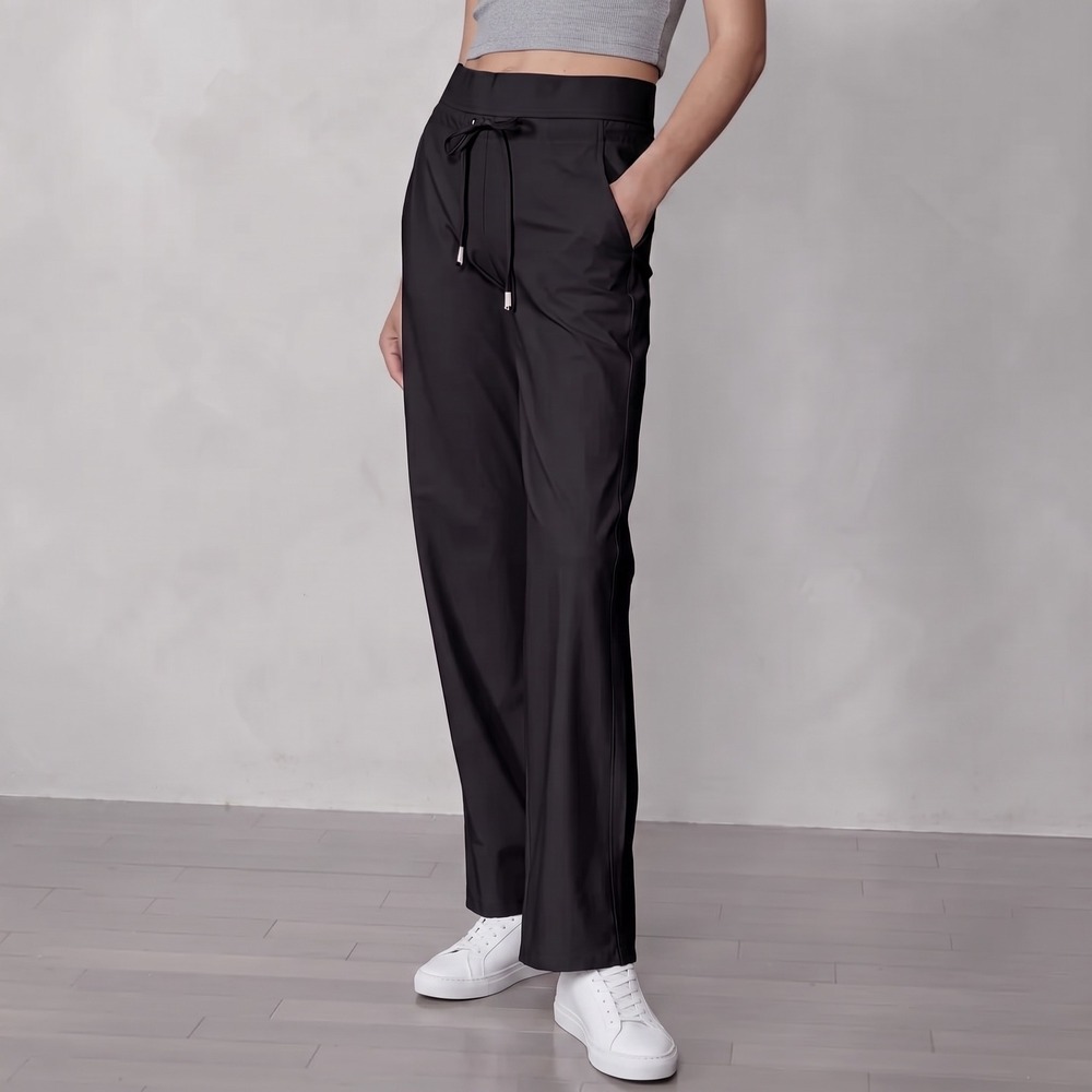 Raffaello Rossi Candice Straight Pant Black size 34 / US 4